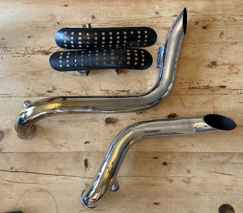 Harley davidson chrome exhaust - harley-davidson,