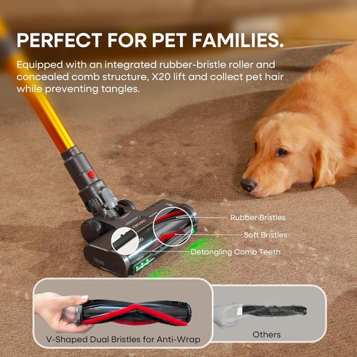 550w x20 cordless vacuum - cordless,