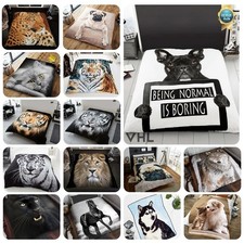 Luxury 3D Animal Skin Throw Print Blanket Soft Warm & Cosy Settee Wildlife Set