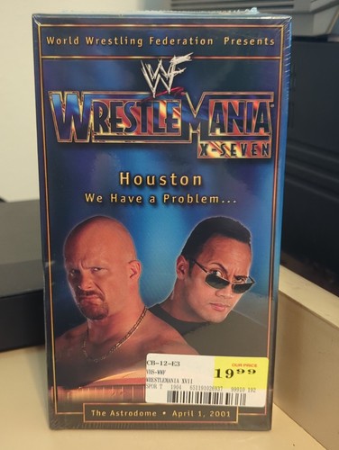 Wwf wrestlemania vhs - wrestlemania, x7