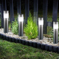 Solar LED Bollard Lights 4pc