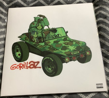 GORILLAZ DEBUT GATEFOLD 2x180G VINYL LP, BONUS TRACK ED CASE IRIE REFIX UNPLAYED