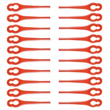20 x Genuine ALM BQ026 Grass Strimmer Plastic Cutter Blades Fit Bosch ART 26