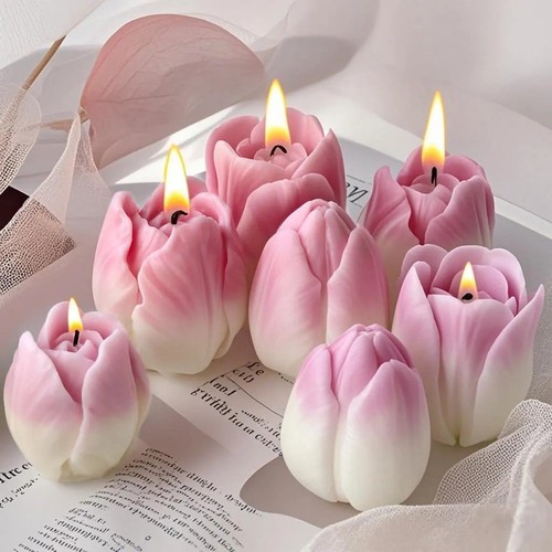 Silicone candle mold - mold,