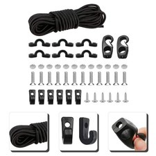  Elastic Bungee Cord Kayak Hook Tie down Straps with Hooks Paddle Board