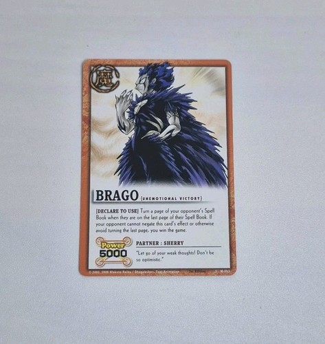 Zatch bell tcg brago - bell,
