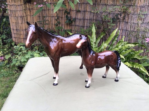 Beswick mare and - and, foal