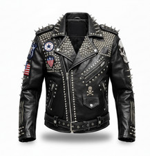Men studded leather - men’s,