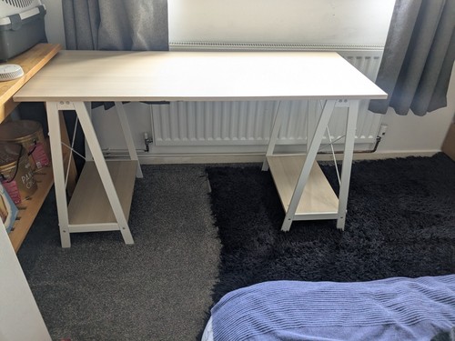 Used habitat trestle table - used,