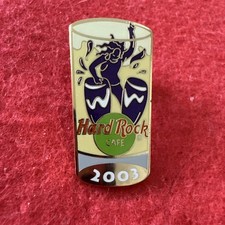 Hard Rock Cafe Online - Shot Glass with Conga Drums Player 2003 Pin. LE 600