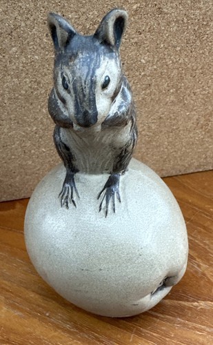 Poole pottery stoneware mouse - pottery,