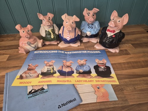 Natwest piggy banks ceramic - banks.,