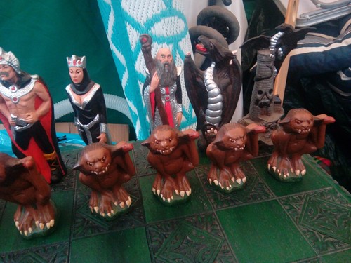 Fantasy chess set molds
