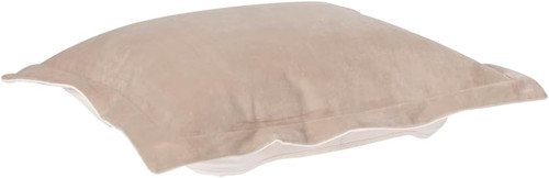 Bella sand linen puff - bella,