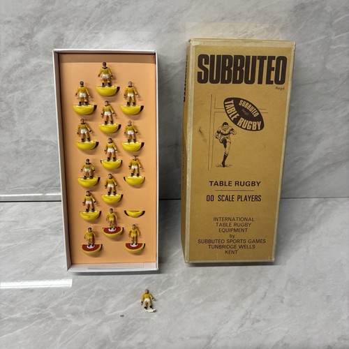 Vintage subbuteo table - vintage, rugby