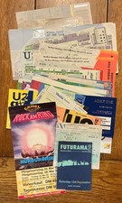 U2 Original Concert Tickets Select From Dropdown List