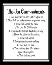 THE TEN COMMANDMENTS -