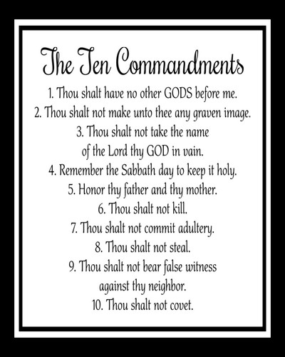 The ten commandments - the,