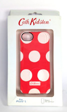 Cath Kidston iPhone 5 Hardshell Case Red Large White Dots - BNIB