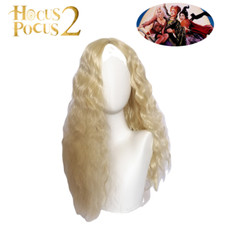 Sarah Sanderson Cosplay Wig Hocus Pocus 2 Curly Hair Halloween Carnival Cos Prop