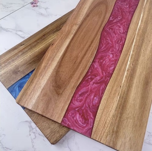Wood and resin cutting - and,