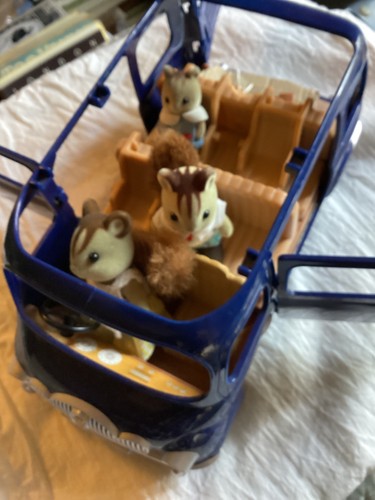 Sylvanian families blue van - sylvanian,