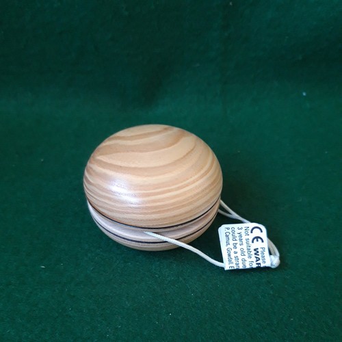 Polished wooden yoyo nice - wooden,