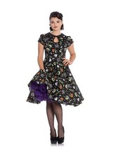 Hell Bunny Salem 50s Halloween Ghost Pumpkin Dress Medium New