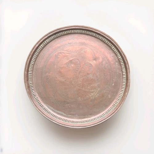 Vintage copper charger platter - vintage,