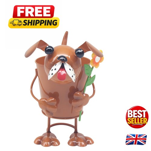 Realistic dog planter - dog, by