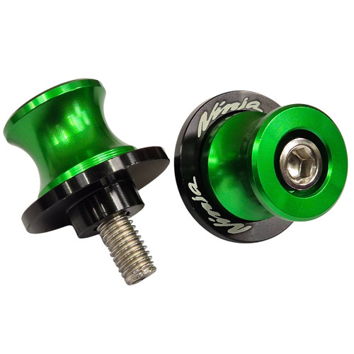 Green motorcycle paddock stand - motorcycle,