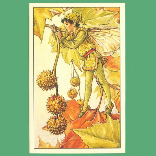 Postcard plane tree fairy - -,