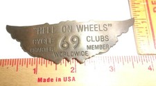 Hell On Wheels brass badge