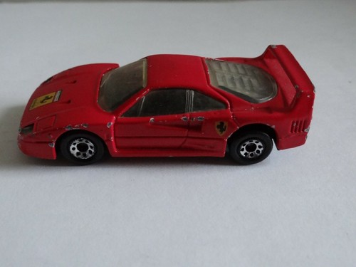 Matchbox red ferrari f40 - f40, 1988