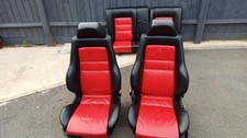 Vw Mk3 Golf Colour Concept Recaro Interior Seats. Red Leather with door cards
