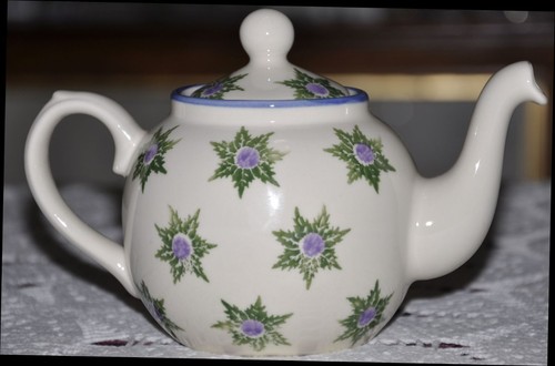 Brixton pottery thistle - thistle, teapot