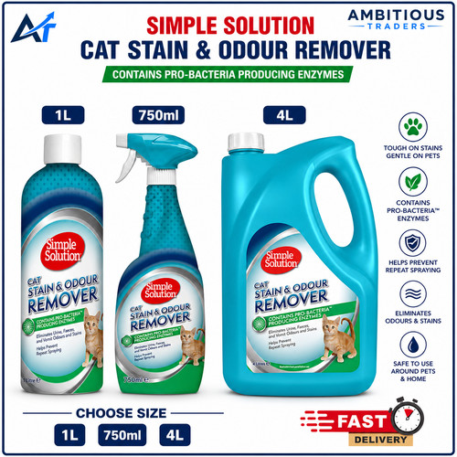 Simple solution cat stain and - simple,