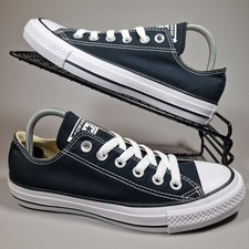 Converse All Star Black Skate Low Top Canvas Womens Skate Shoes Trainers Size 5 