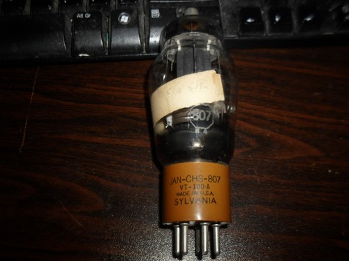 Sylvania 807 valve tested - 807,
