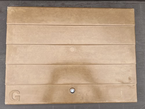 Brown gas meter box cover - cover,