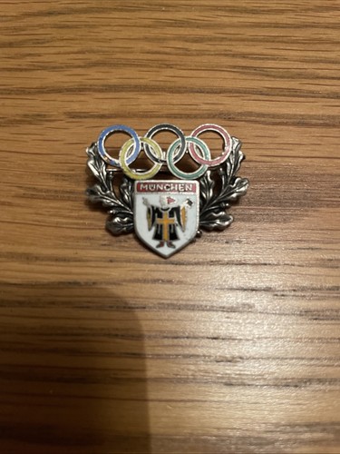 Munich 1972 olympic metal pin - metal,