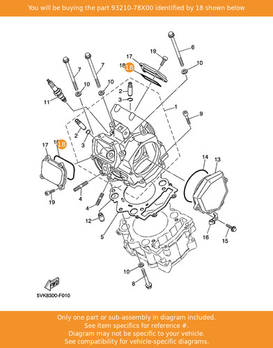 Yamaha ring 93210 78x00 oem - 93210-78x00,