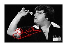 Jocky Wilson 2 1983 darts A4 reproduction autograph poster choice of frame