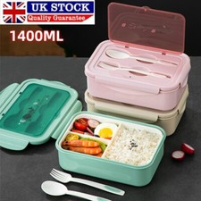 3 Compartments Lunch Box Food