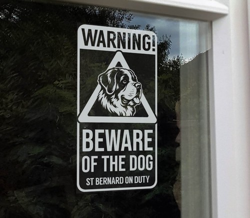 Warning beware the dog - beware, of