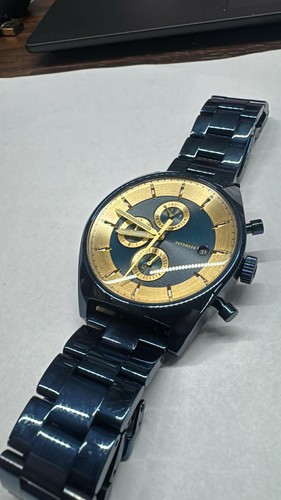 New mens 43mm detomaco blue - mens,