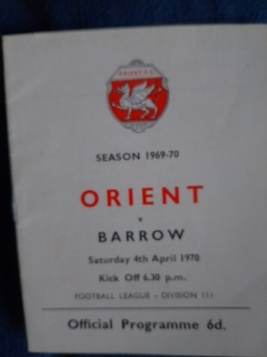 Leyton orient barrow - leyton,