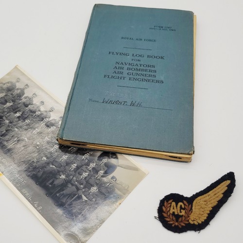 Ww2 raf log book - ww2,