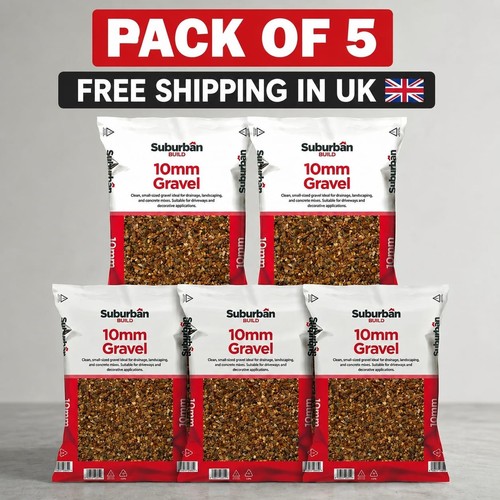 10mm pea gravel shingle 125kg - pea,