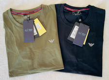 Men's  ARMANI JEANS crew neck short sleeve Cotton T-Shirt XL,L  @ SALE